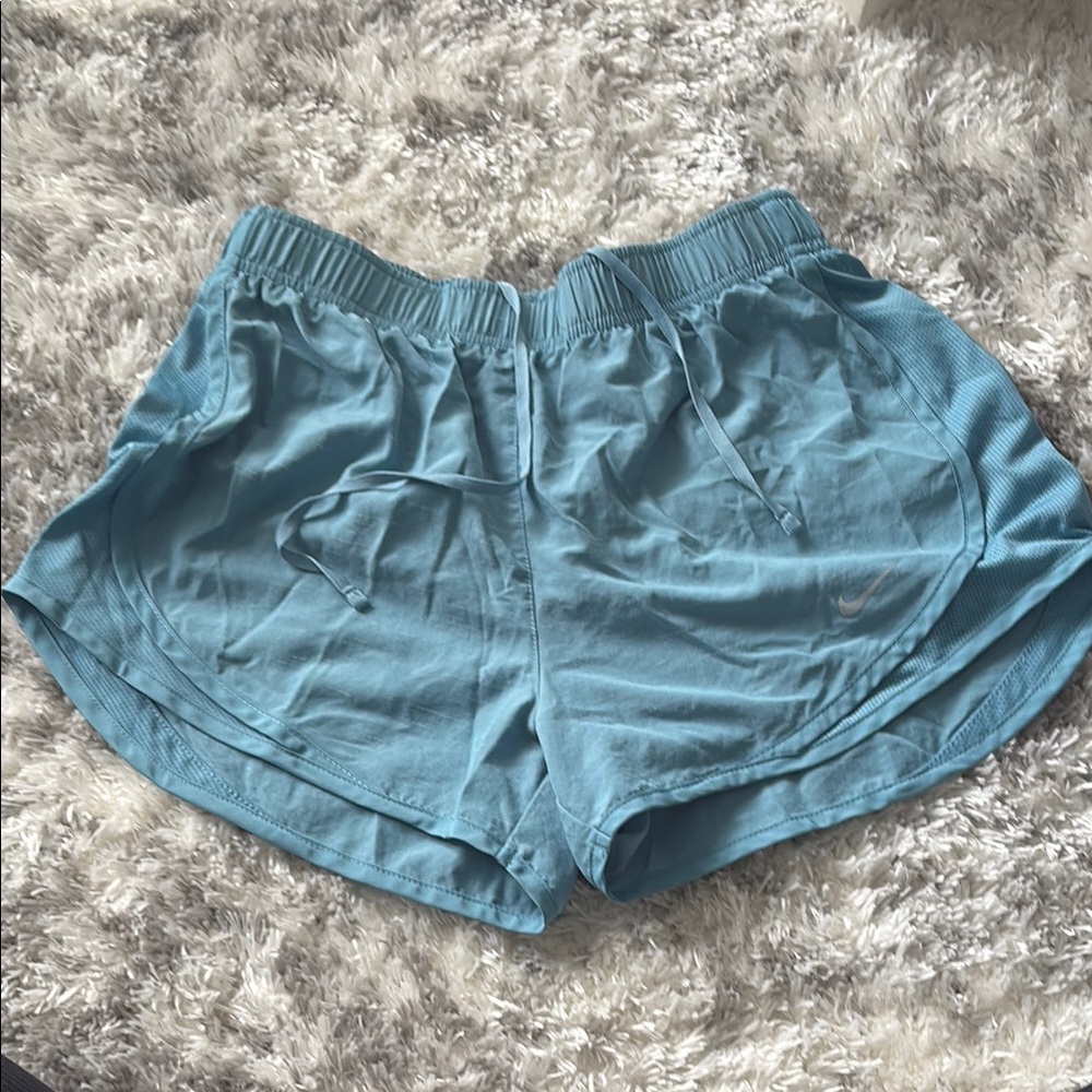 Nike Blue Athletic Shorts Lightweight Elastic